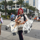 Han Solo has a sweet ride and an even sweeter co-pilot!